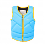 P&auml;&auml;stevest kaasaskantav ujuvjope ujumisriided turva&uuml;likond kalastamiseks ujumiseks snorgeldamiseks S Size (blue yellow border)