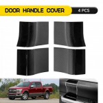 Car Door Handle ide Carbon Fiber Trim Cover Panel Fit Ford Set F150 2015-