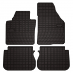 Dywaniki samochodowe gumowe do: Volkswagen Caddy 2K FL minivan (2010-2015) - czarne, dopasowane