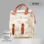 M&auml;hkmekoti seljakott-Multifunktsionaalne Suure mahutavusega Kerge Reisi Beebi m&auml;hkmekott Isoleeritud mahutavus Veekindel package pruun