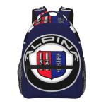 Alpina - Klassikaliste Autode Logodega Seljakott Kuum M&uuml;&uuml;k P&auml;evakott Suure Mahutavusega Laste Raamatukott Koolikott &Otilde;lakotid Meestele Naistele One Size