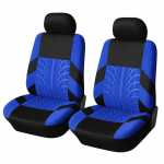2/5PCS Car Seat Covers Set Universal Fit Most Car Covers with Tire Detail Suitable for Independent Seat Covers Protecting seats 2PCS BLUE