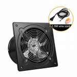 220V 4/6-tolline kiire v&auml;ljat&otilde;mbeventilaator majapidamis&otilde;hu ventilaator k&ouml;&ouml;k vannituba lagi vaikne v&auml;ljat&otilde;mbeventilaatori korrosioonikindlus 4 inch must