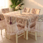 Pitsist toolikate Laudlina Laua S&ouml;&ouml;gilaua kate Euroopa žakaarv&auml;rvist pulmalaudlina toolikatted Dekoratsioonir&auml;tikud 130x130cm tablecloth