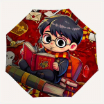 1 tk Harry Potter Automaatne Vihmavari Kokkupandava funktsiooniga Kompaktne Vihmavari, T&auml;iuslik Kingitus S&uuml;nnip&auml;evaks, Valentinip&auml;evaks, Tuulekindel Vihmavari, a0827100