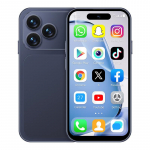A18 Pro 4G nutitelefon 4,0 tolli MTK neljatuumaline 2 GB RAM 16 GB ROM Dual SIM 2 MP kaamera 2000 mAh Android 12 LTE Taskulamp Type-C Mobiiltelefon sinine