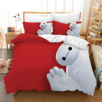 Big Hero 6 3D Laste voodipesukomplekt Tekikoti komplektid Mugav Sobib lastele ja t&auml;iskasvanutele Armsa tr&uuml;kitud multifilmiga 135x200cm