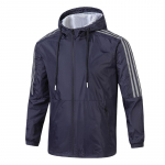 Kevade ja s&uuml;gise Korea kapuutsiga lai pluss suuruses paarijakk meeste ja naiste spordikate &otilde;huke tuulejakk 8XL tumesinine v&auml;rv