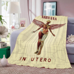 Kuum B&auml;nd N-Nirvana Tekk Soe Ja Pehme Sobib Magamistuppa Elutuppa Diivanvoodi Kontorisse Reisimiseks Telkimiseks 30x40in