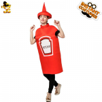 Halloweeni Sinepi ja Ket&scaron;upi Paarikost&uuml;&uuml;m T&auml;iskasvanutele - Naljakas Cosplay Riietus One Size