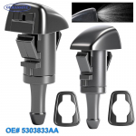 For Hyundai Tucson Santa Fe Sonata ix35 Accent Front Windscreen Washer Jet Nozzles Pair Direct Fit Replacement for Most Models