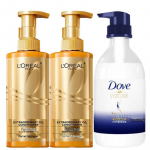 Dove & L'Oreal Bath & Hair Care Set