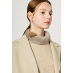 Bcbg Color Block Fur Muffler B4w0a410 dark beige (73)/FREE