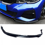 S&uuml;sinikkiust Esip&otilde;lle Splitteri Komplekt BMW 3. seeriale G28/G20 (2020, MP stiil) MP Stylish Black
