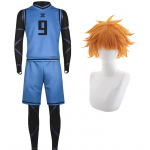 Blue Lock Cosplay Kunigami Rensuke Cosplay Kost&uuml;&uuml;m koos Kunigami Rensuke Jalgpalli Treeningmeeskonna Kunigami Hoone Esimene S&auml;rginumber Blue Lock Reiting 291
