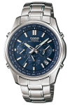 Casio LINEAGE LIW-M610D-2AJF Raadio P&auml;ikesetoitega K&auml;ekell (H&otilde;bedane / Sinine sihverplaat)
