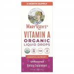 MaryRuth's, Orgaanilised A-vitamiini vedelikutilgad, Maitsestamata, 750 mcg, 1 fl oz (30 ml)