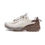 Li Ning Outdoor CF Tracing, Wild Xingshan PRO Cow Split Leather Waterproof Low top Casual Shoes Women's Gray Brown AGLU152-1 36 white