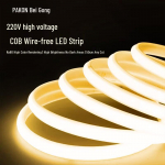 Begong 220V COB V&auml;listingimustesse Veekindel LED-riba 50m