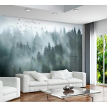 P&otilde;hjamaised tapeedid Metsamaastiku seinamaalingud Elutoa Magamistoa Dekoor 3D tapeedid 200 cm(W) x 140 cm(H)