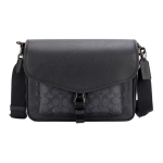 Coach Charter 30 Klassikaline logotr&uuml;kiga Kaasaskantav nahast &uuml;mbrik Crossbody &otilde;lakott Suur meeste kott S&uuml;sinikuhall CAH90-CHR Basic Set (Bag+Dust Bag)