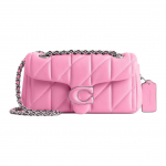 Coach Tabby 26 tepitud teemantmetallist riistadega ketiga &otilde;lakott Napa nahast crossbody naiste &otilde;lakott roosa CP147-LHWPU Basic Set (Bag+Dust Bag)