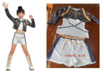 Korea laine t&uuml;drukute grupp K-Pop Deemonik&uuml;tt Rumi, Mirazoe Cosplay Halloweeni kost&uuml;&uuml;m 150cm gray