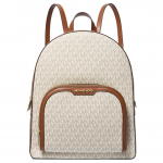 Michael Kors Mk Jaycee Monogrammi logoga lukuga taskuga seljakott Naiste seljakott Beež Pruun 35S2G8TB7B-VANILLA Basic Set (Bag+Dust Bag)