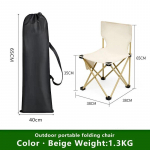 Camping Fishing Kokkupandav tool l&otilde;&otilde;gastavaks turistiks Reisid M&ouml;&ouml;bel Piknik Beach Longue Tool Kokkupandavad toolid White Chair 1pcs valge