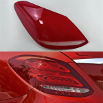 Auto tagatulede katteklaas Korpuse klaas Tagumine tagatuli Mercedes-Benz C-klass W205 2015-2018 jaoks Tagatulede varjukate Autovalgusti Valgusti kate Ordinary Left