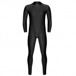 T&auml;iskasvanute meeste spandex-kilpkonnakaelusega pikkade varrukatega &uuml;hes t&uuml;kis Unitard Bodysuit tantsuriided 2X-Large