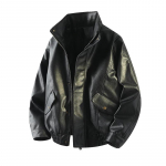 2026 Meeste Biker Nahkjakk Meeste Retro Must Kohvi Jakk S&uuml;gis Meeste PU Nahk Mantel Mehelik L&otilde;tv Mootorratta Kunstnahast Jakk M must