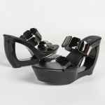 11CM Suurused Platvormiga Sandaalid, Suvised Veekindlad Kiiludega Sussid, Elegantne Vabaaja Peo Rannakingad LFD-1107WG-Q4 34 must