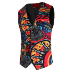 Moodne Personaliseeritud Uus Meeste Vabaaja Slim Retro Tr&uuml;kiga &Uuml;likonna Vest N&ouml;&ouml;pidega &Otilde;mblustega Kampsun L punane
