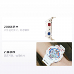 CASIO G-Shock Seeria 40. aastap&auml;eva Koost&ouml;&ouml; &Uuml;hiselt Br&auml;nditud Mudel Originaal Gundam RX-78-2 Kvarts Vaigu Kummirihm Meeste Kell Sinine GA-110TR-7APRGD sinine