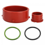 4 tk Roheline Must Turbo ja &Otilde;hutusava Sisselaske Tihendikomplekt Mercedes OM642 jaoks A0179973545 A0149976445 Auto Turbo&uuml;lelaaduri Tihendusr&otilde;ngaste Komplekt 1set
