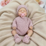 30cm Elutruu Uuestis&uuml;ndinud Beebinukk Pascale K&otilde;rge Elastsusega T&auml;ielik Silikoonist Keha Simulatsiooninukud P&auml;rislike Magavate Uuestis&uuml;ndinud Nukud Lastele Maja M&auml;nguasi girl doll