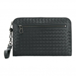 Bottega Veneta kootud nahast sidur Meeste sidur Must 493190V46511000 Basic Set (Bag+Dust Bag)