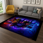 3D F-FNAF M&auml;ngu Multifilmi Vaip Magamistoa Elutoa Diivani Uksemati Kodu Dekoor, Laste M&auml;nguala Vaip Libisemisvastane J&otilde;ulukink 80x120cm