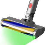 Sobib Dyson V12 Detect Slim, Dyson V10 Digital Slim mootoriga tolmuimejate elektriliste otsikute asendamiseks black