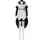 Esdeath Cosplay Kost&uuml;&uuml;m Naiste &Uuml;htlane Kleit V&ouml;&ouml;ga M&uuml;ts Sukad XS white