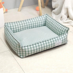 Voodi Koerale Kassidele Kutsikatele Maja Puur Siseruumides Koertele V&auml;iksele Keskmisele Kassile Lemmiklooma Diivan Magamisvoodi M&ouml;&ouml;bel Lemmikloomatarbed Aksessuaarid (Green,M 58X48CM) roheline