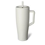 Brumate 30oz 40oz isoleeritud reisimug k&auml;epidemega auto t&ouml;&ouml;les&otilde;iduks ja v&auml;listingimustes kasutamiseks Sand Dune,40oz white