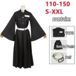 Anime Tokitou Muichirou Cosplay Kost&uuml;&uuml;mid Kisatsutai &Uuml;htne Parukas Halloweeni Kost&uuml;&uuml;m T&auml;iskasvanud Lapsed M&Other black