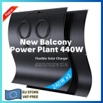 480W painduv p&auml;ikesepaneel IP67 veekindel 17,55% efektiivsus 12V/24V aku laadimine 240W*2-