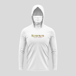 SIMMS UPF50 Hingav Kapuutsiga Lend&otilde;ngep&uuml;&uuml;gi &Uuml;likond Integreeritud Maskiga 3XL 210-230 lbs white
