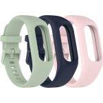 Pehmed silikoonist kellarihmad &uuml;hilduvad Garmin Vivosmart 5-ga, turvalise metallpandlaga, 3-pakendis. [G] gray
