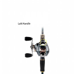 Casting Fishing Combo 2,1 M/2,4 M Carbon 4 Tips Carbon &otilde;ngeritv Baitcasting Reel Reisip&uuml;&uuml;k 2.1M & Left Hand