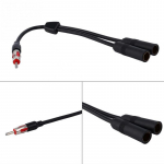 Auto raadiostereo 2 emast kuni 1 isase jaoturi pikenduskaabli juhe