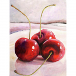 Teemantmaal Tikitud kirss puu kirss pildid kividest K&auml;sitsi hobik&ouml;&ouml;gi sisustus 20X30CM